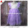 Wholesale purple flutter sleeve toddler dress